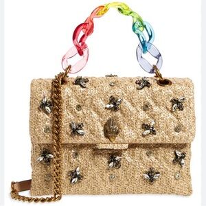 Kurt Geiger Kensington Raffia Bag